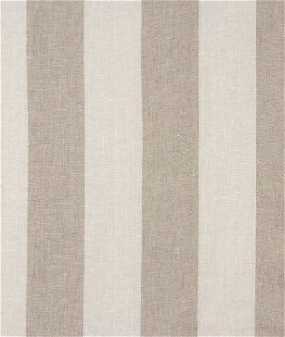 120 inch Natural Montauk Stripes Linen Fabric
