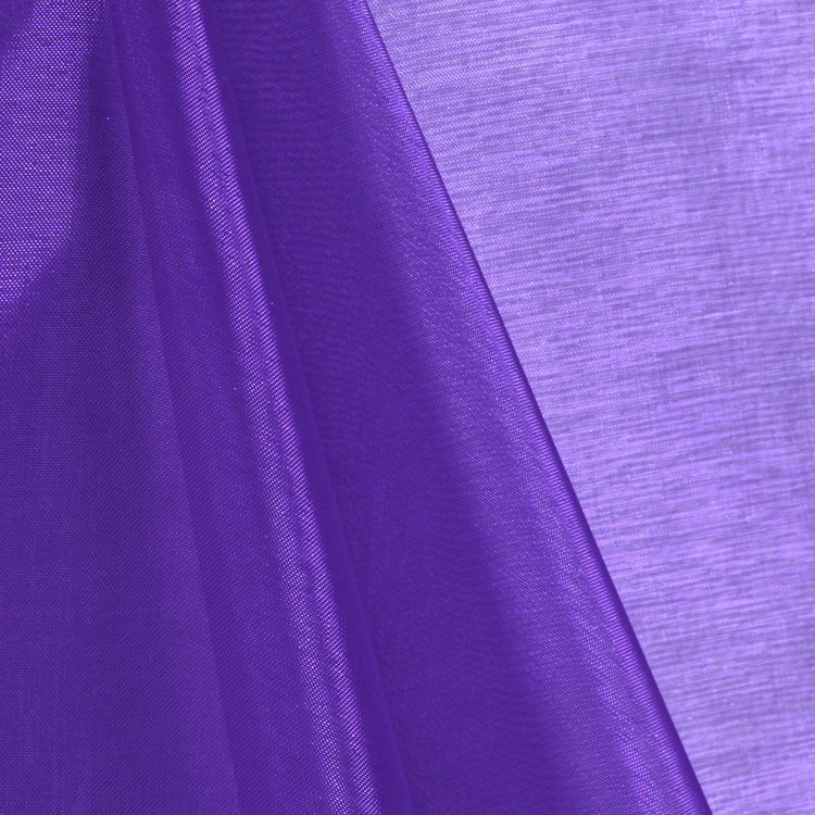 Purple Mirror Organza Fabric