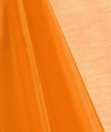 Orange Mirror Organza Fabric