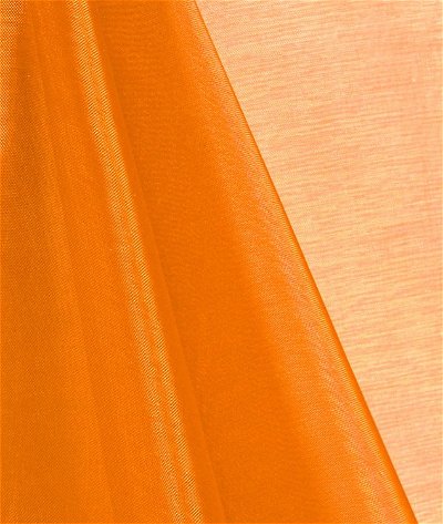 Orange Mirror Organza Fabric