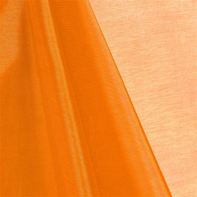 Orange Mirror Organza Fabric