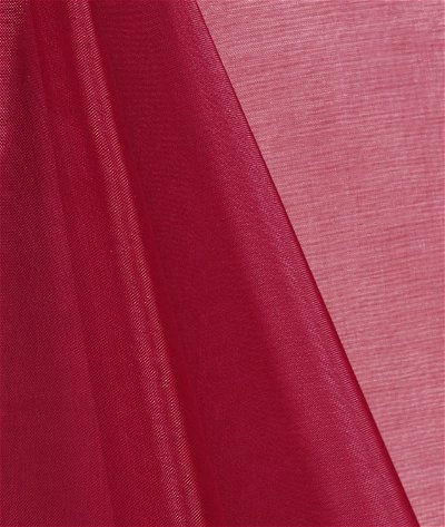 Cranberry Mirror Organza Fabric