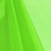 Neon Green Mirror Organza Fabric