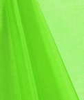 Neon Green Mirror Organza Fabric