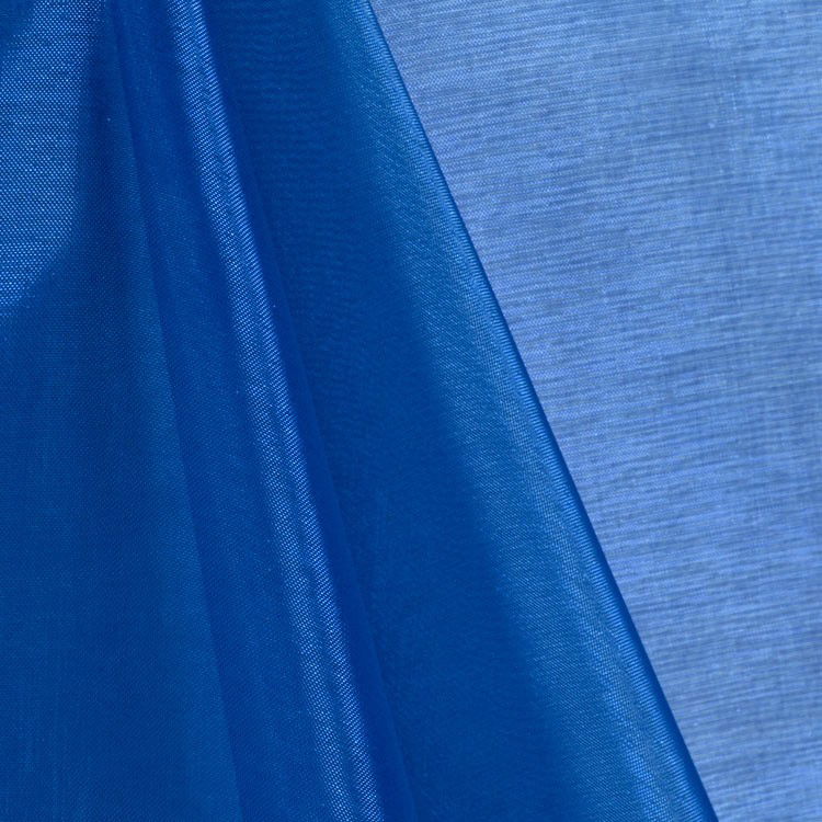 Royal Blue Mirror Organza Fabric | OnlineFabricStore