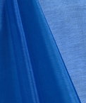 Royal Blue Mirror Organza Fabric