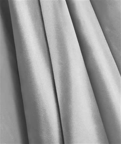Silver Costume Satin Fabric