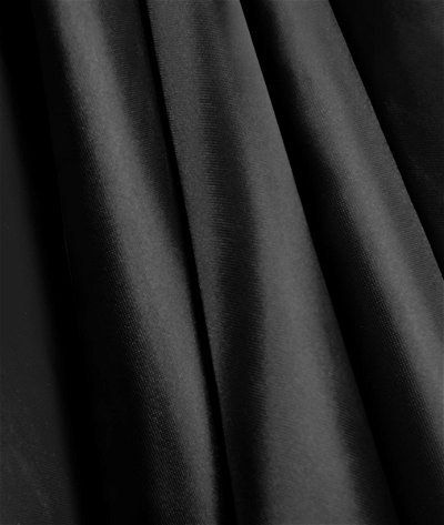Black Costume Satin Fabric