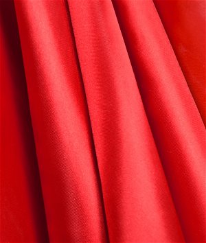 Red Costume Satin Fabric