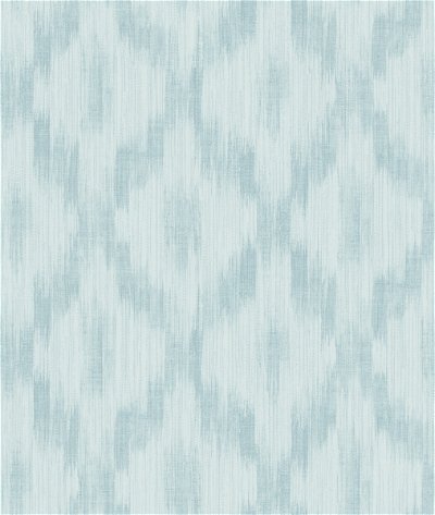 Seabrook Designs Pomerelle Ikat Turquoise Wallpaper