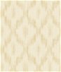 Seabrook Designs Pomerelle Ikat Metallic Gold & Off-White Wallpaper