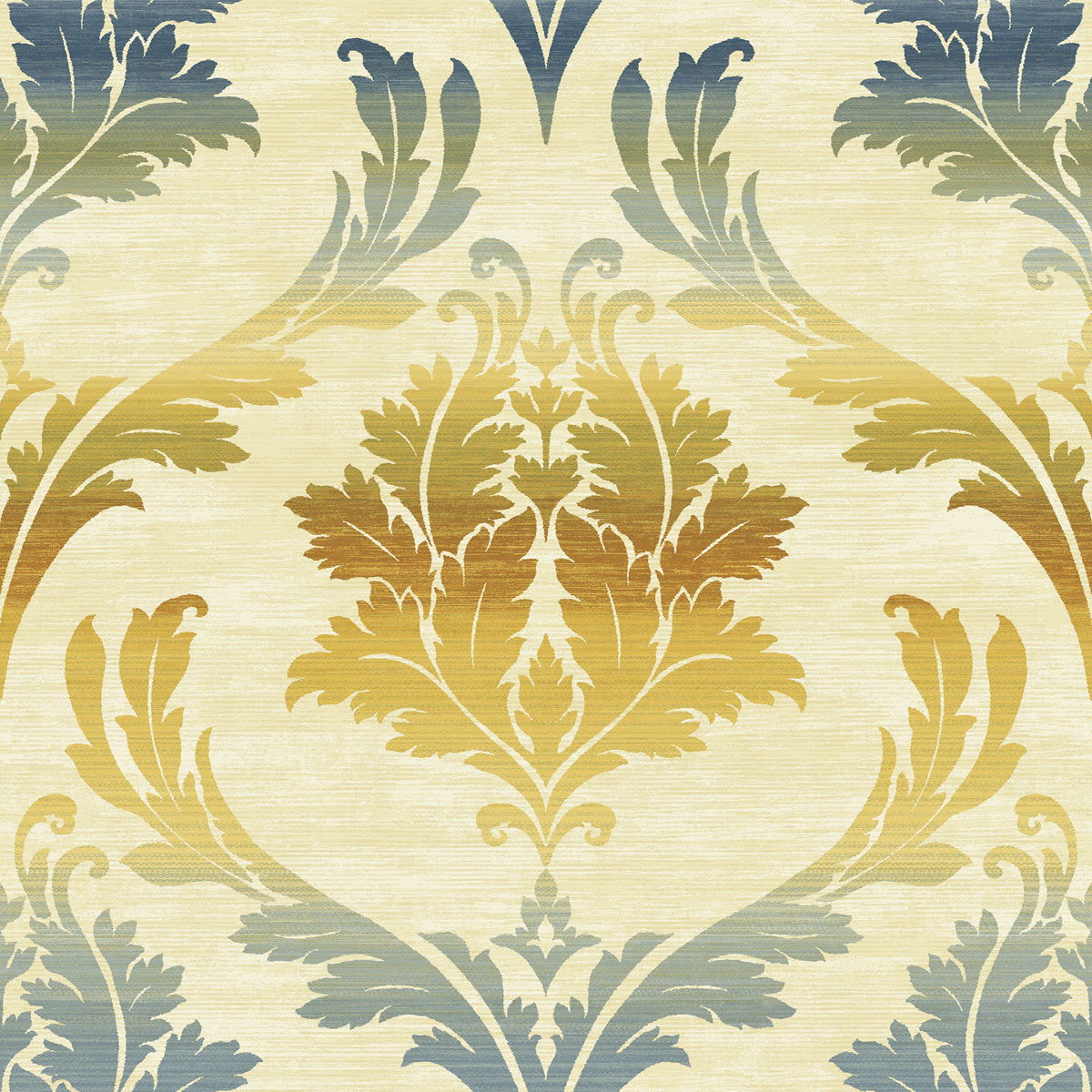 Seabrook Designs Catamount Navy & Gold Wallpaper OnlineFabricStore