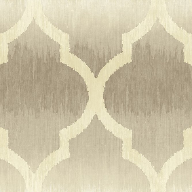 Seabrook Designs Catamount Ogee Greige &amp; Off-White Wallpaper