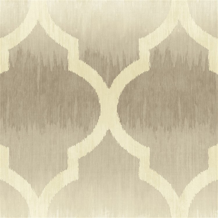 Seabrook Designs Catamount Ogee Greige & Off-White Wallpaper