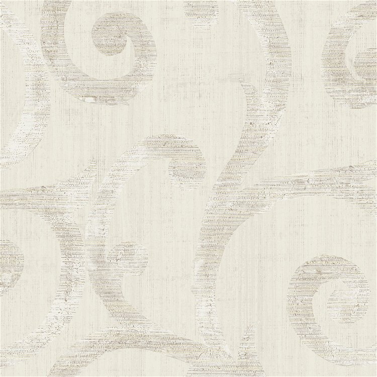 Seabrook Designs Silverton Gray & Off-White Wallpaper