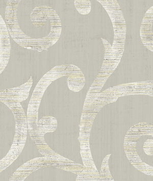 Seabrook Designs Silverton Taupe Wallpaper