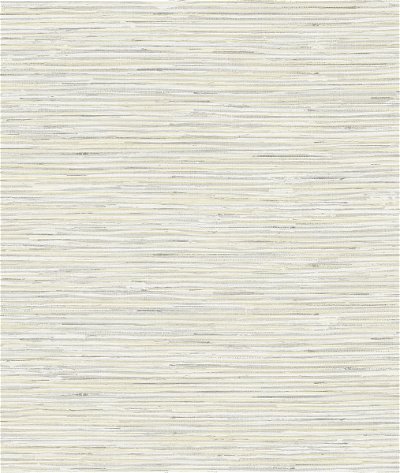 Seabrook Designs Silverton Grass Light Gray & Off-White Wallpaper