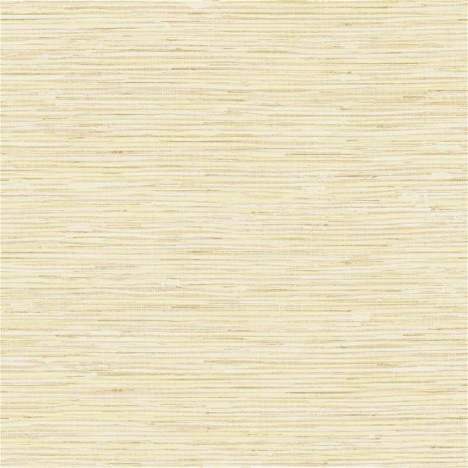 Seabrook Designs Silverton Grass Metallic Gold &amp; Off-White Wallpaper