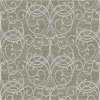 Seabrook Designs Silverton Scroll Warm Bronze Wallpaper - Image 1