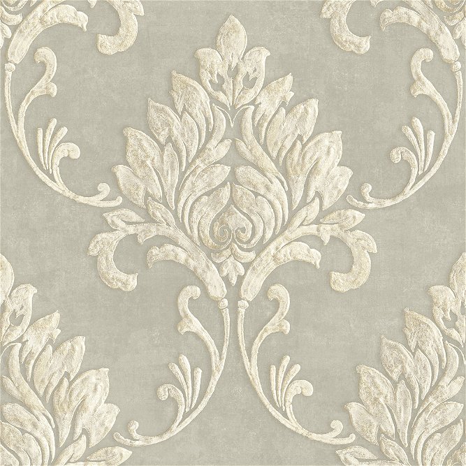 Seabrook Designs Telluride Natural Linen &amp; Off-White Wallpaper