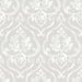 Seabrook Designs Tamarack Gray & White Wallpaper