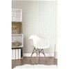 Seabrook Designs Tamarack Geo Light Teal & Off-White Wallpaper - Image 2