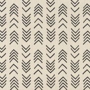 Premier Prints Mud Cloth Black Flame Slub Linen Fabric