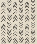 Premier Prints Mud Cloth Black Flame Slub Linen Fabric