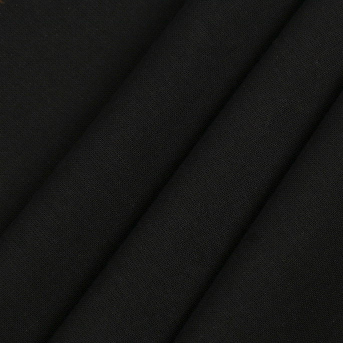 120" Black Cotton FR Muslin Fabric image 2 of 2