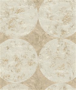 Seabrook Designs Fulton Taupe & Off-White Wallpaper