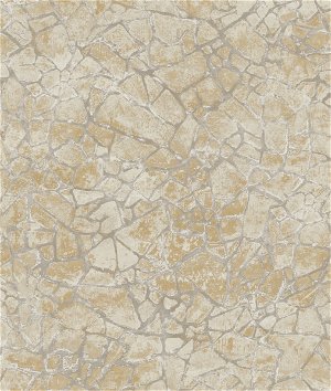 Seabrook Designs Starkweather Gold & Gray Wallpaper