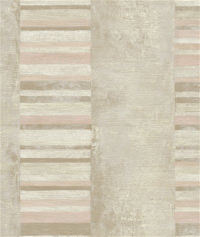 Seabrook Designs Judson Taupe & Light Pink Wallpaper
