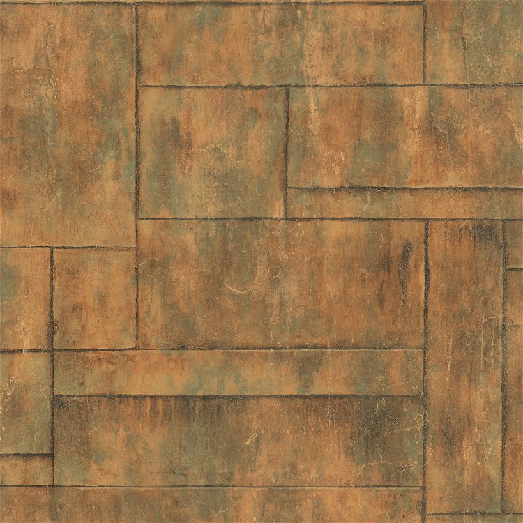 Seabrook Designs Stirling Copper & Rust Wallpaper