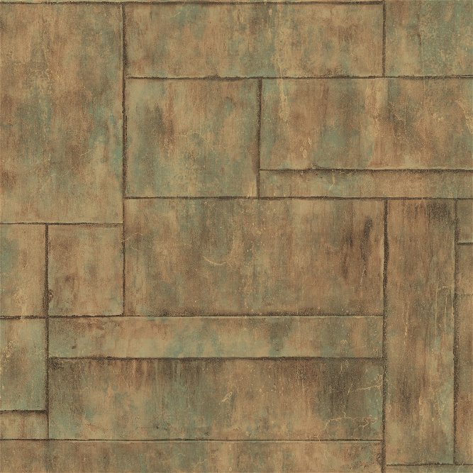 Seabrook Designs Stirling Copper &amp; Eucalyptus Wallpaper