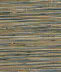 Seabrook Designs NA201 Rushcloth Blue & Brown Wallpaper