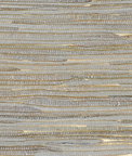 Seabrook Designs NA205 Java Grass Metallic Silver Wallpaper