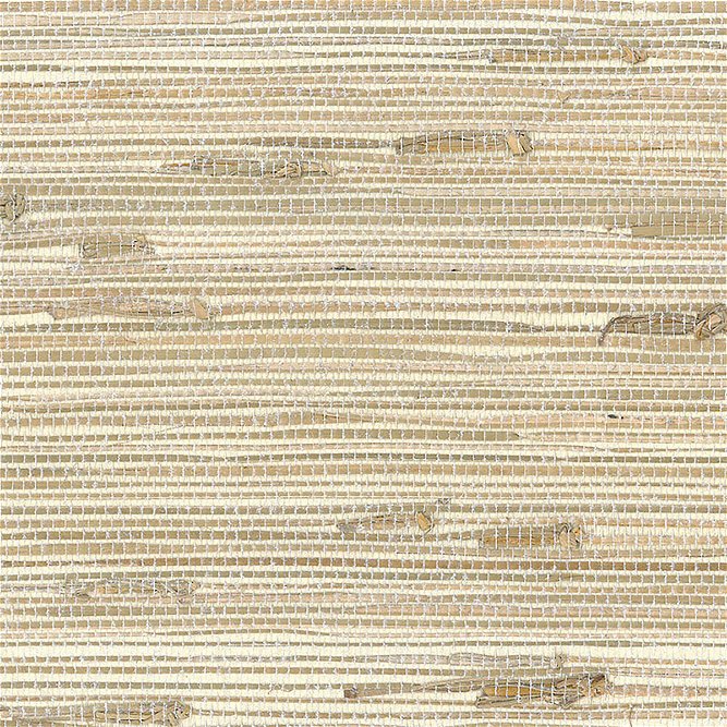 Seabrook Designs NA215 Triangle Grass Metallic Off-White Wallpaper