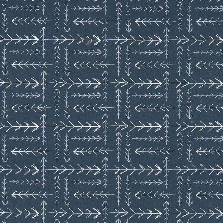 Premier Prints Native Spruce Blue Canvas Fabric