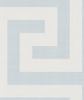 Seabrook Designs Vogue Baby Blue & Off-White Wallpaper