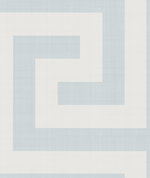 Seabrook Designs Vogue Baby Blue & Off-White Wallpaper