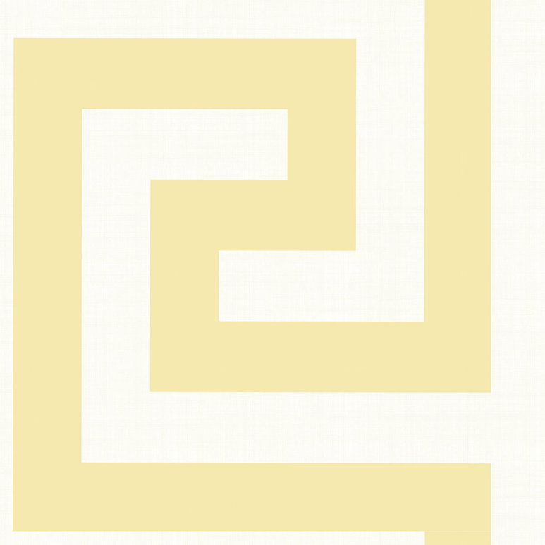 Seabrook Designs Vogue Metallic Gold &amp; Off-White Wallpaper