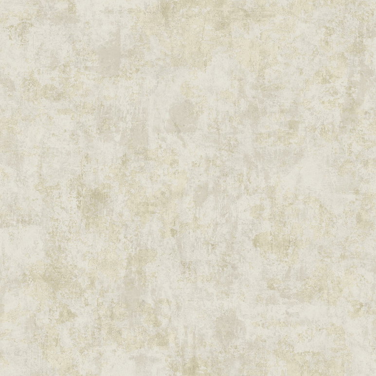 Seabrook Designs Atelier Stucco Metallic Gold &amp; Off-White Wallpaper