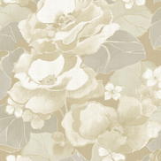 Seabrook Designs Adorn Light Tan & Off-White Wallpaper