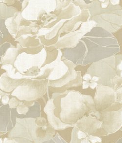 Seabrook Designs Adorn Light Tan & Off-White Wallpaper