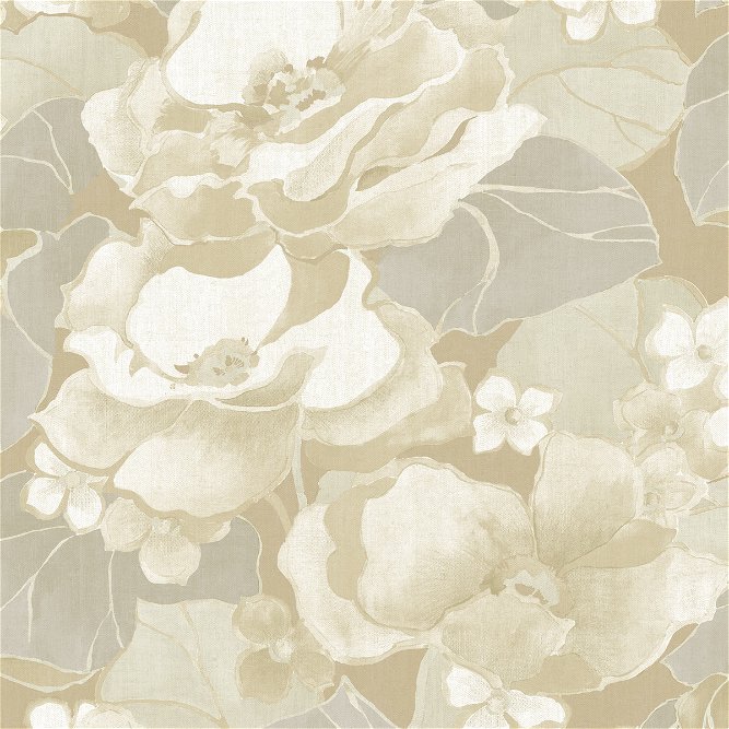 Seabrook Designs Adorn Light Tan &amp; Off-White Wallpaper