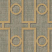 Seabrook Designs Adorn Geo Metallic Gold & Platinum Wallpaper