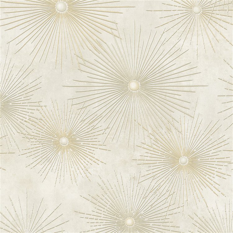 Seabrook Designs Catwalk Metallic Gold & Off-White Wallpaper
