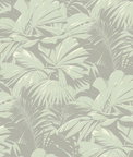 Seabrook Designs Masquerade Light Eucalyptus & Gray Wallpaper