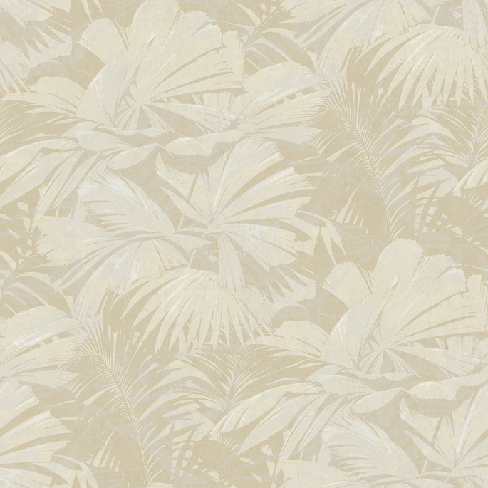 Seabrook Designs Masquerade Metallic Gold &amp; Off-White Wallpaper image 1 of 2