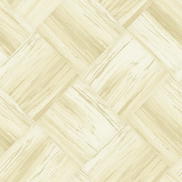 Seabrook Designs Masquerade Weave Metallic Gold & Off-White Wallpaper
